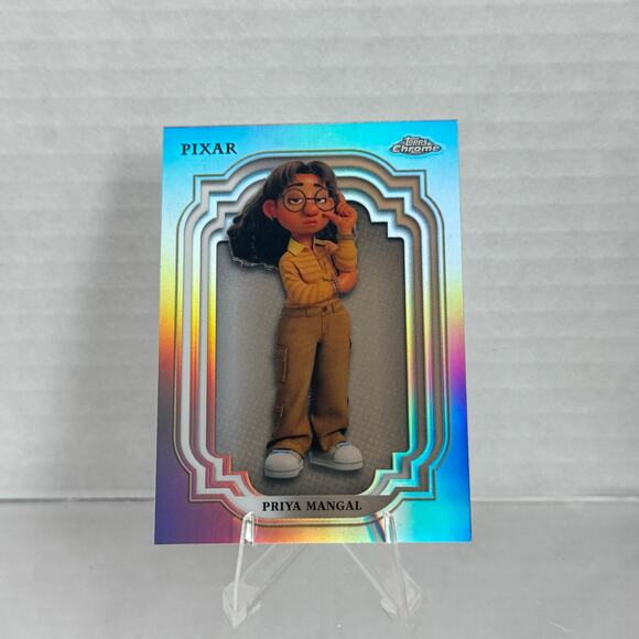 Disney Topps Chrome 2024 Priya Mangal Refractor Turning Red 194 - Picture 2 of 4